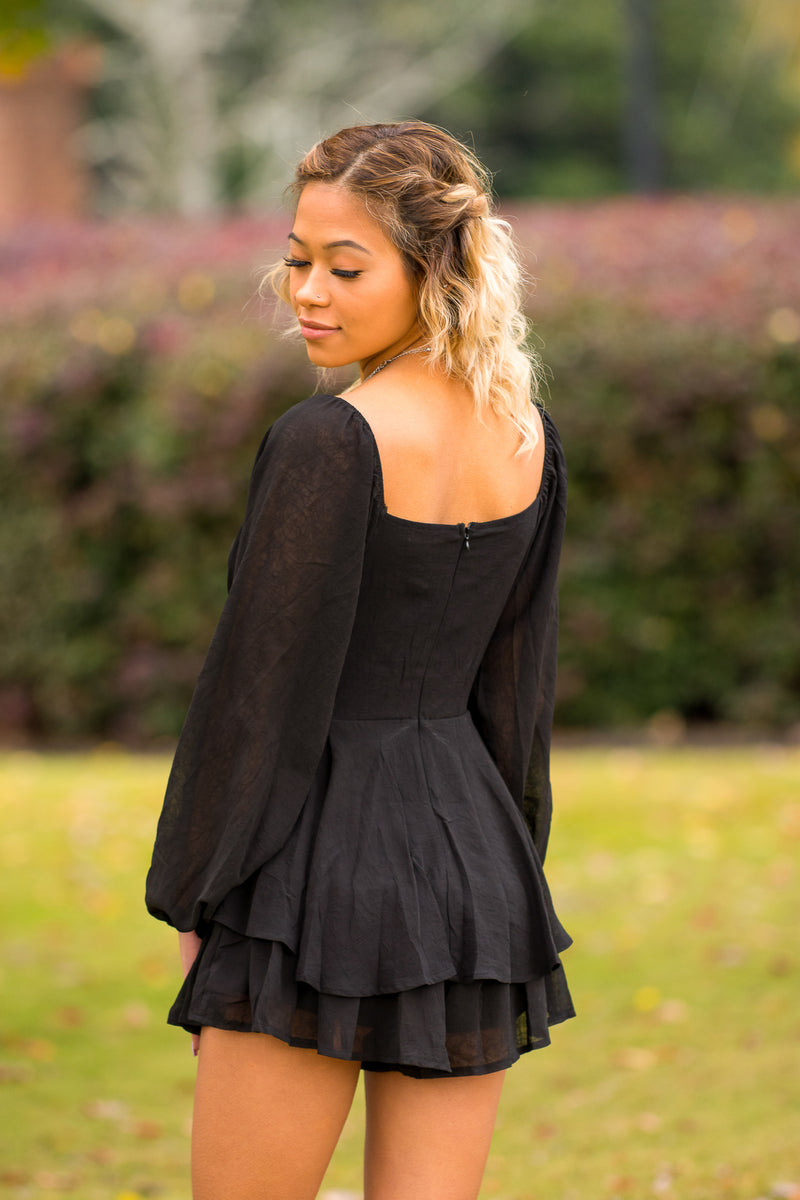 The Heartfelt Long Sleeve Romper – Lav and Kush