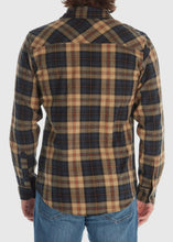 Load image into Gallery viewer, Deer Camp Long Sleeve Flannel Shirt (Espresso)
