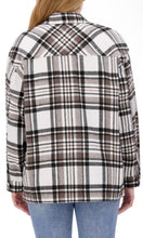 Load image into Gallery viewer, HFX Women’s Plaid Shacket (Brown)
