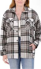 Load image into Gallery viewer, HFX Women’s Plaid Shacket (Brown)
