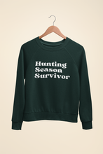 Load image into Gallery viewer, I Survived Hunting Season Crewneck Sweater
