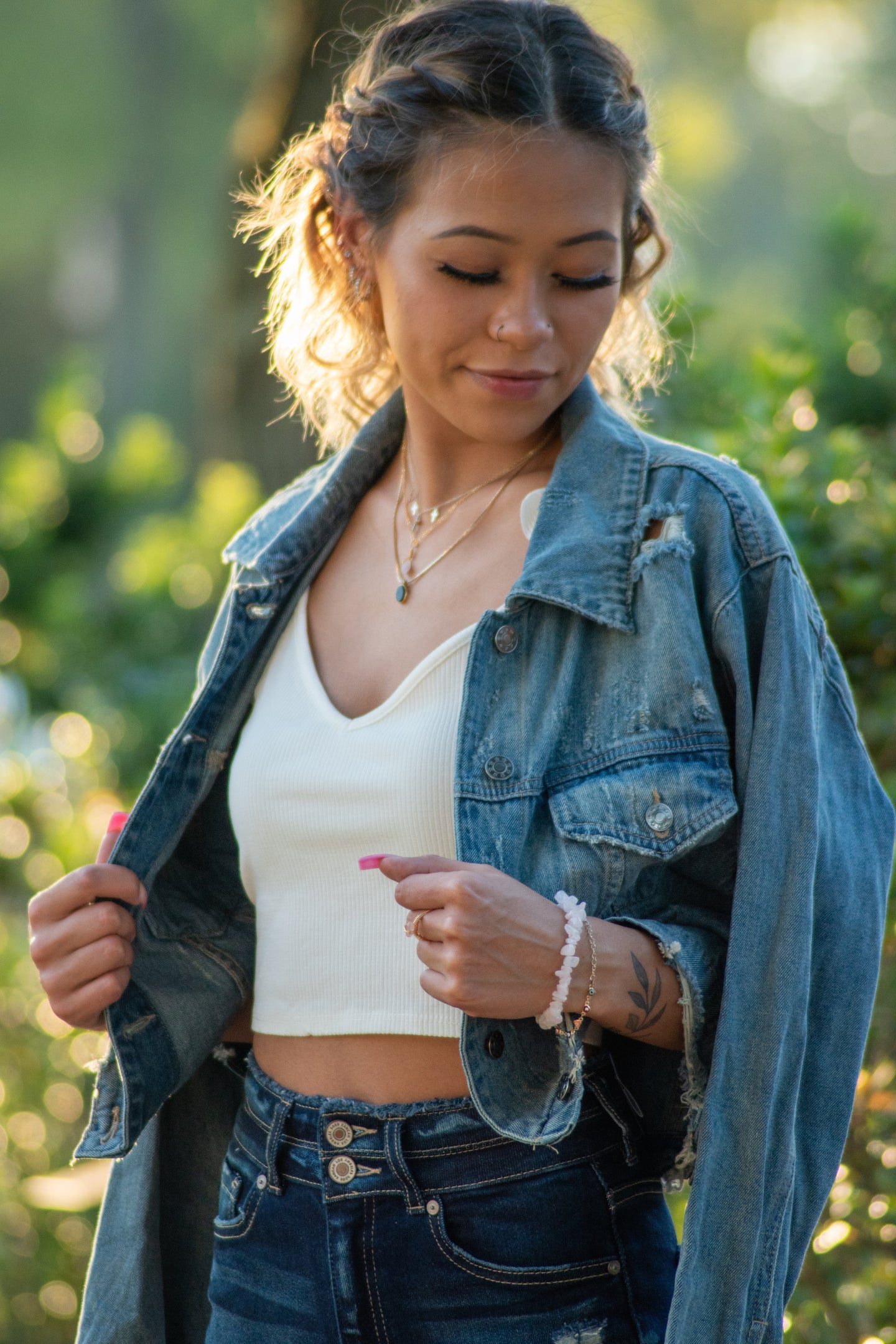 How to wear a denim leather jacket REPLAY JEANS